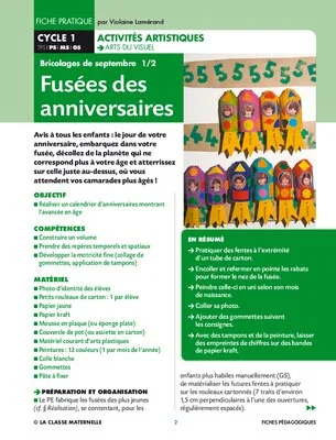 Fusées des anniversaires