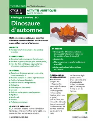 Dinosaure d'automne