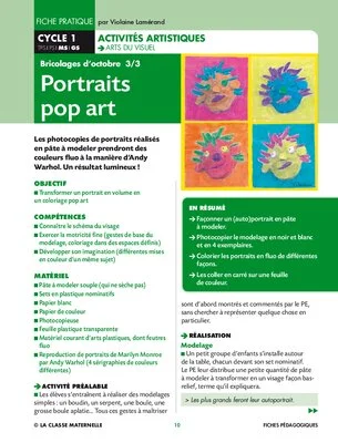 Portraits pop art
