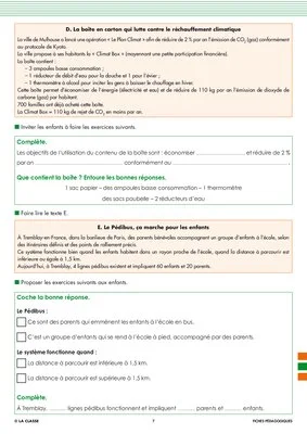 Les énergies (11) Economisons l'énergie !