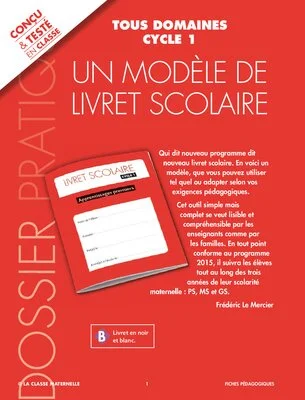 Un modèle de livret scolaire