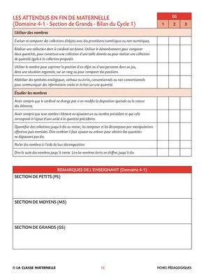 Un modèle de livret scolaire
