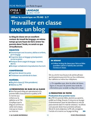 Utiliser le numérique en PS MS