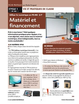 Utiliser le numérique en PS MS
