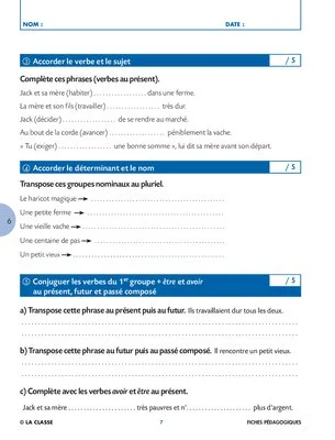 Évaluations français