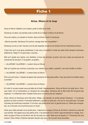 Artus et Ninon (1). Le loup