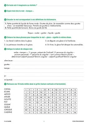 Une année de dictées CE2 novembre