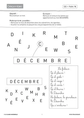 Attention visuelle GS décembre