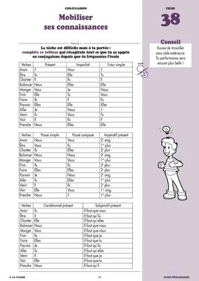 Français CM2 conjugaison ~ Cahiers malins
