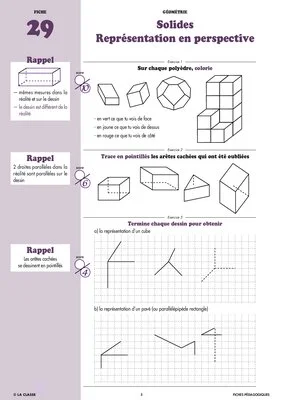 Maths CM2 géométrie ~ Cahiers malins