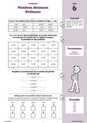 Maths CM2 numération ~ Cahiers malins
