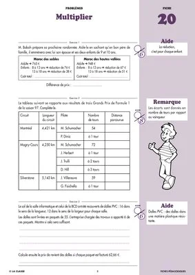 Maths CM2 problèmes ~ Cahiers malins