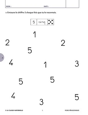 Quantités et nombres jusqu'à 9