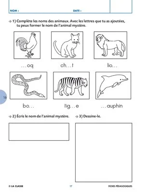 Les animaux mystères