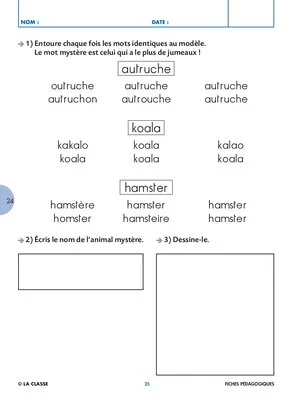 Les animaux mystères
