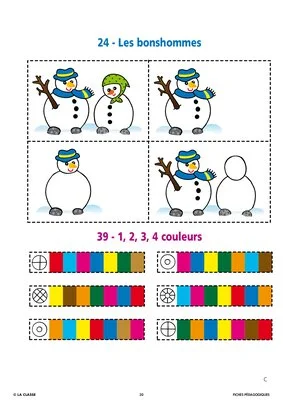 Mathématiques et attention visuelle MS Cahiers malins