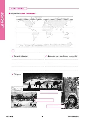 Géographie CM. Le monde ~ Docs en stock