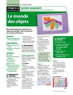 Le monde des objets