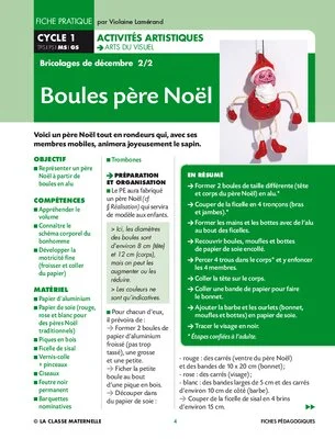 Boules père Noël