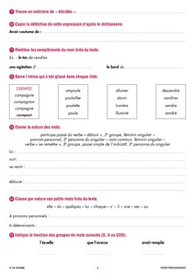 Une année de dictées CM1 décembre