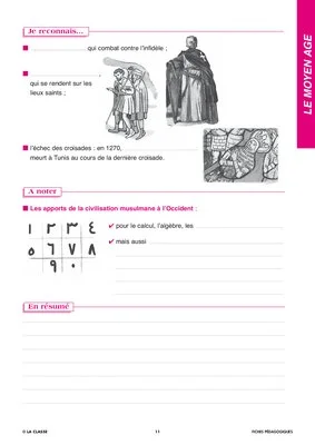 Histoire CM. Le Moyen Âge ~ Docs en stock
