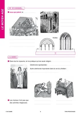 Histoire CM. Le Moyen Âge ~ Docs en stock