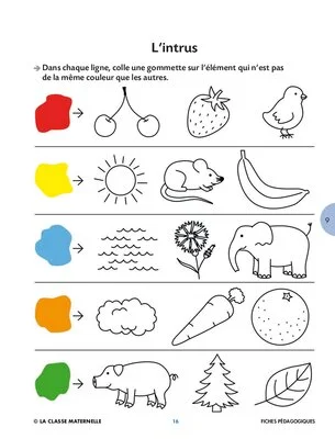 A la découverte des couleurs