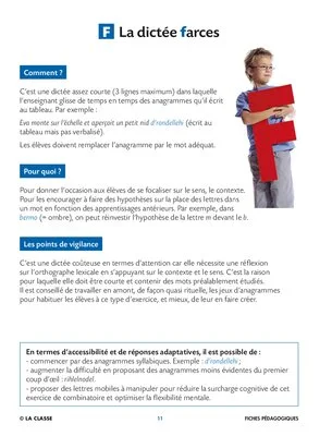 Dictée de A à Z