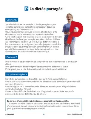 Dictée de A à Z