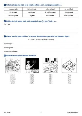 Une année de dictées CE1 janvier