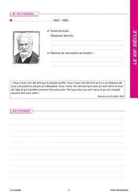 Histoire CM. Le XIXe siècle ~Docs en stock