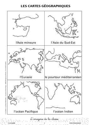 L'imagerie : les cartes géographiques