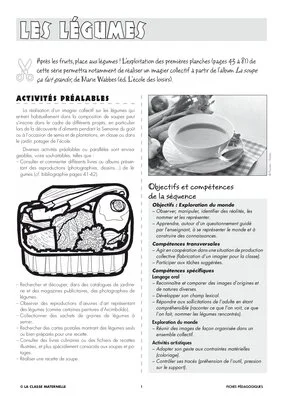 Découp'images: les légumes