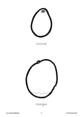 Découp'images: les fruits