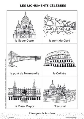 L'imagerie : les monuments célébres
