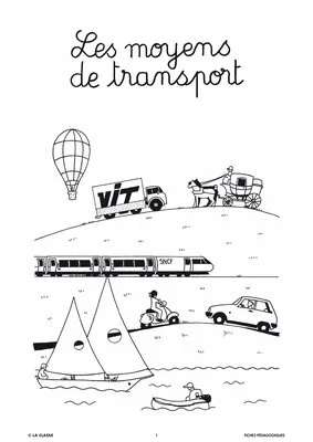 L'imagerie : les moyens de transport
