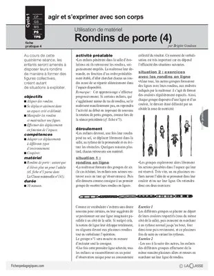 Utilisation de matériel : Rondins de porte (4)