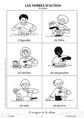 L'imagerie : les verbes d'action