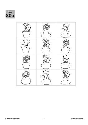 100 fiches de maths français GS. Le printemps