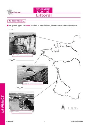 Géographie CM. La France ~ Docs en stock