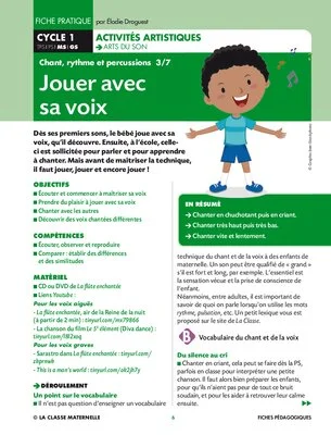 Chant, rythme et percussions