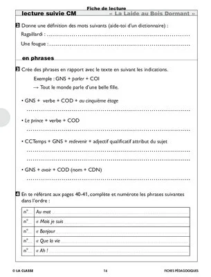 La laide au bois dormant