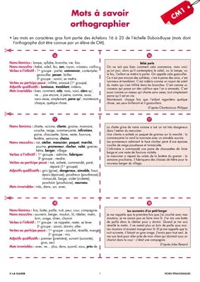 Une année de dictées CM1 février