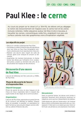 Paul Klee : le cerne