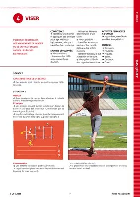 Athlétisme à l'école