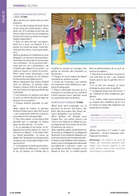 Le handball à l'école
