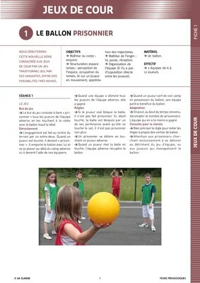 Jeux de cour à l'école