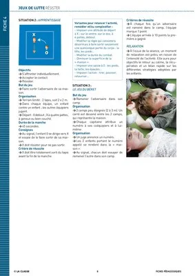 Jeux de lutte à l'école