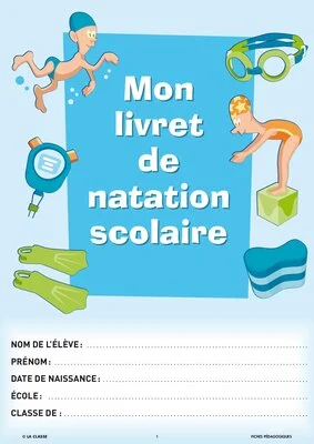 Mon livret de natation scolaire