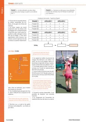 Le tennis à l'école